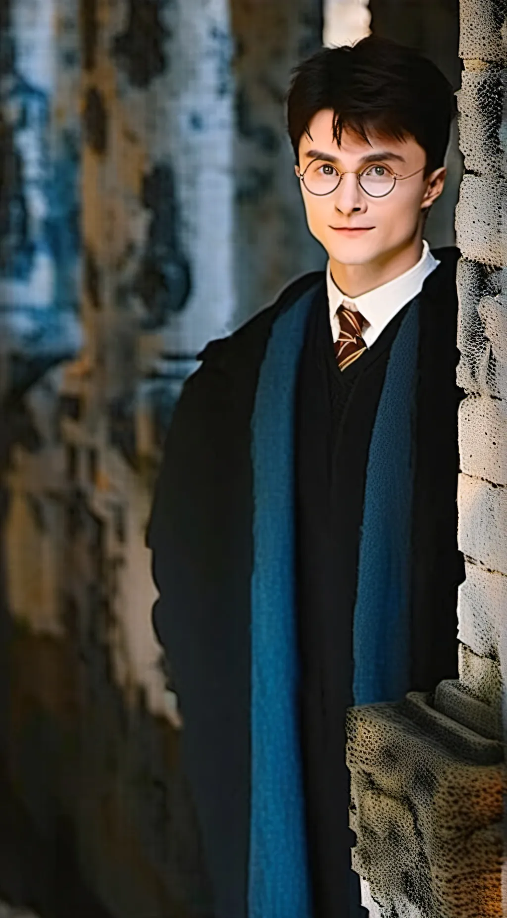 ai character: Harry Potter  background
