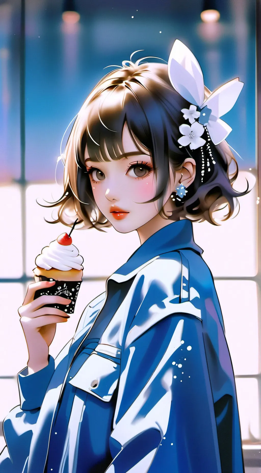 ai character: emily background