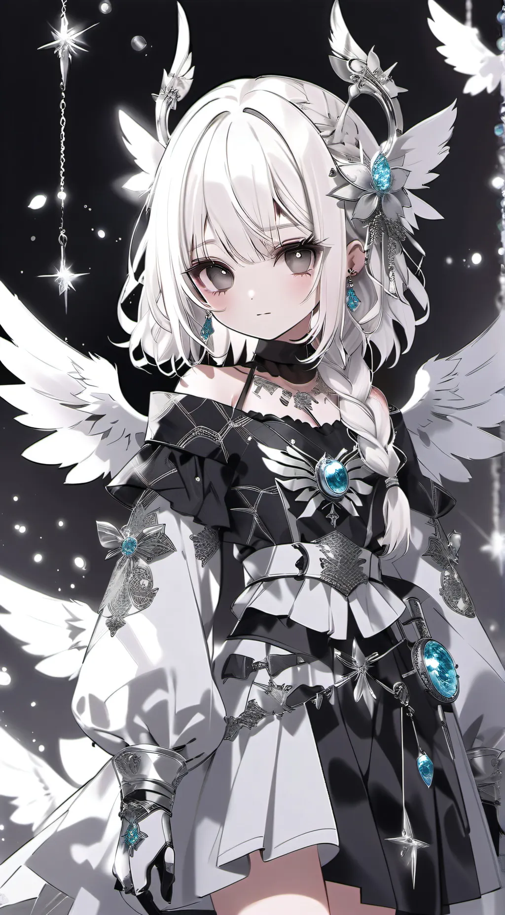 ai character: Seraphina Stormbla background