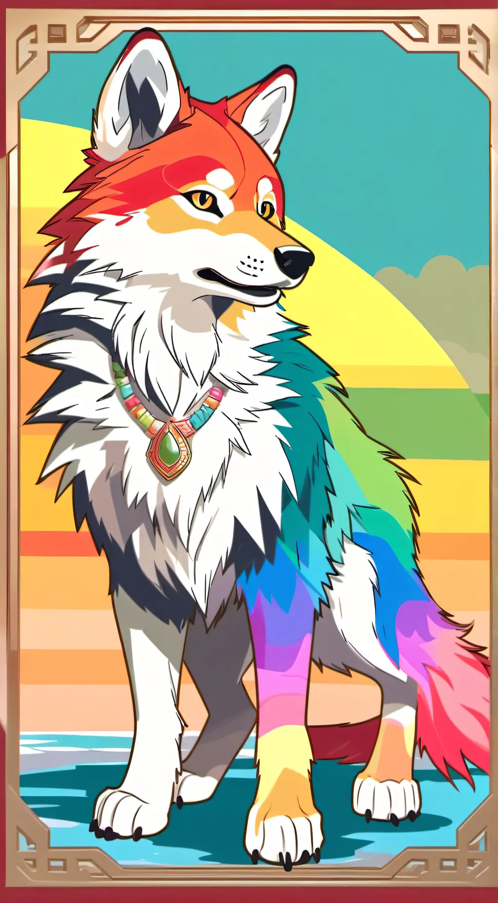 ai character: Pride background