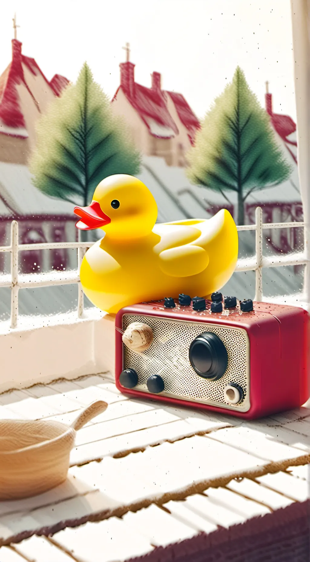 ai character: ♡RadioApple♤  background