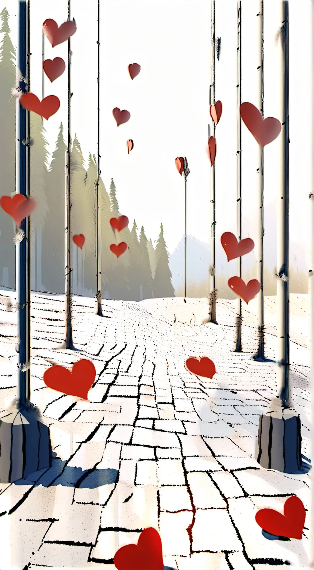 ai character: JJK Valentines! background