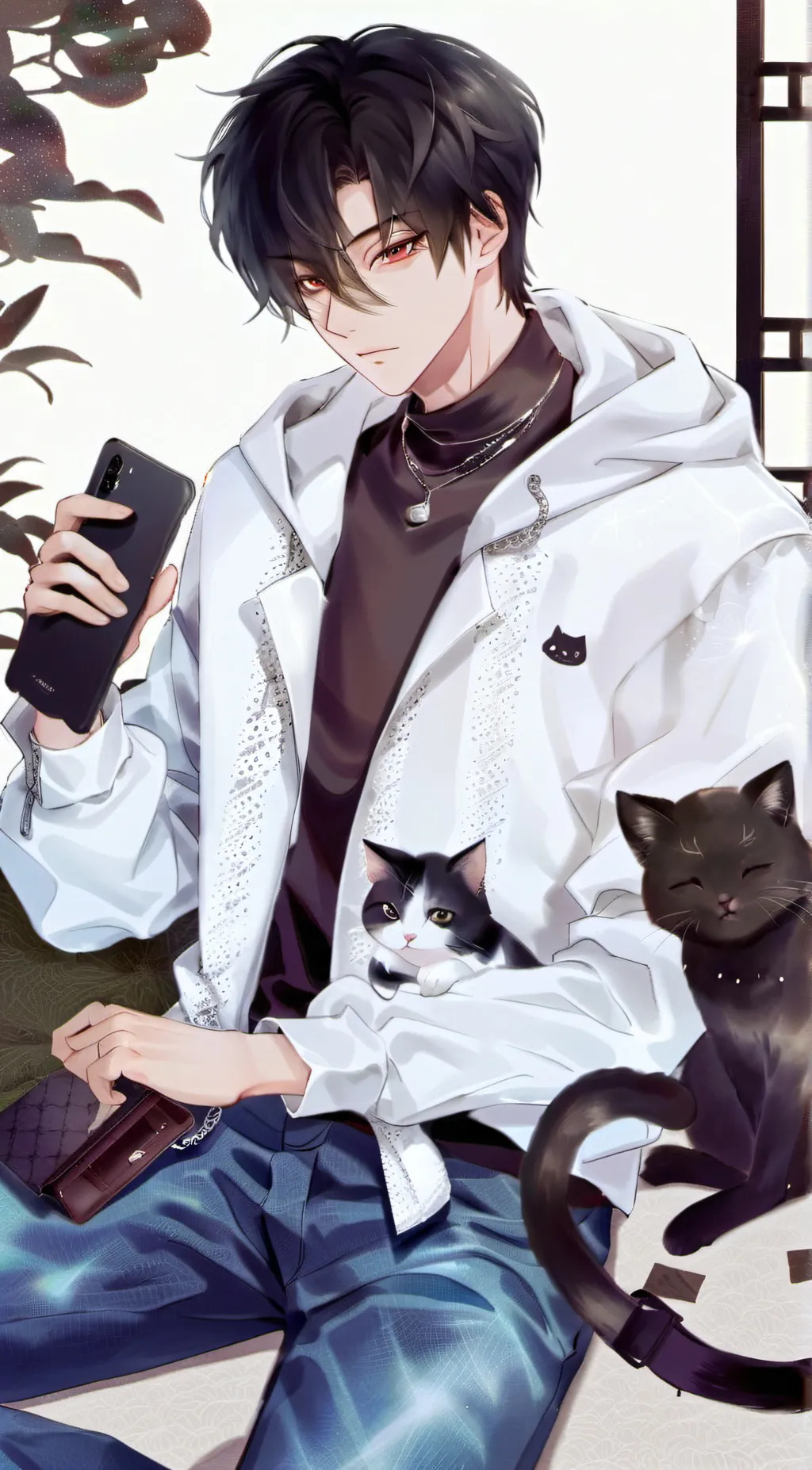 ai character: Phoenix  background