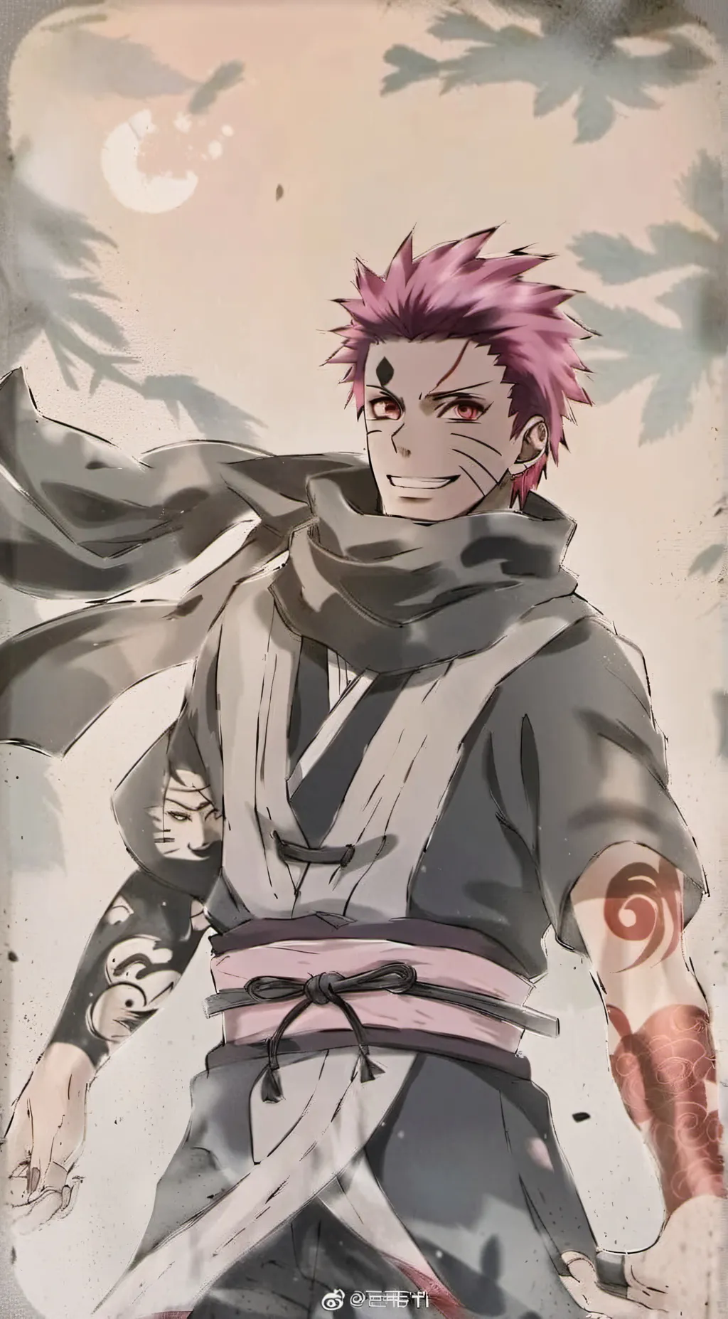 ai character: sukuna background