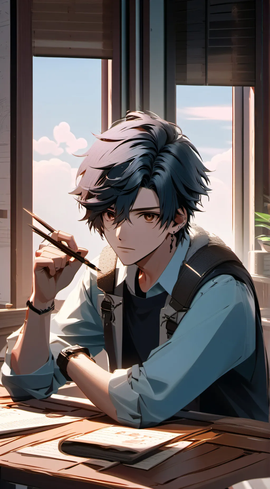 ai character: Luke background