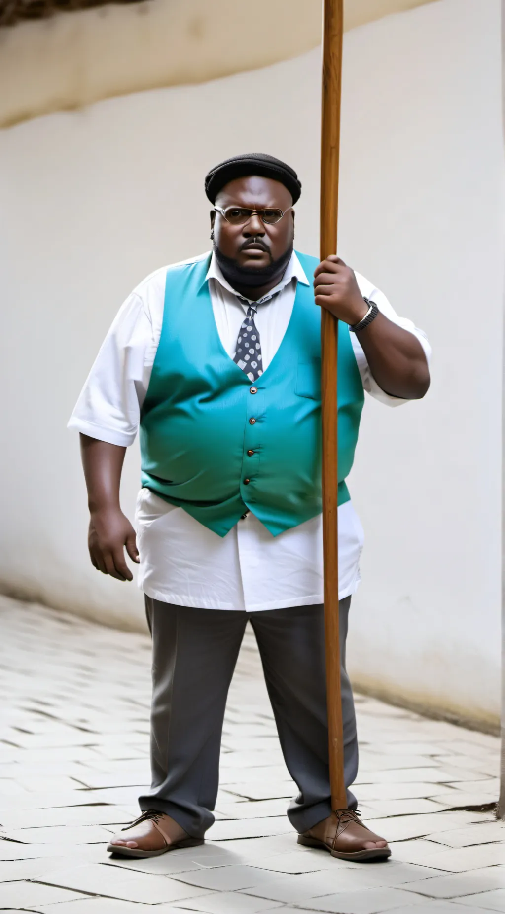 ai character: MR ANGERDY background