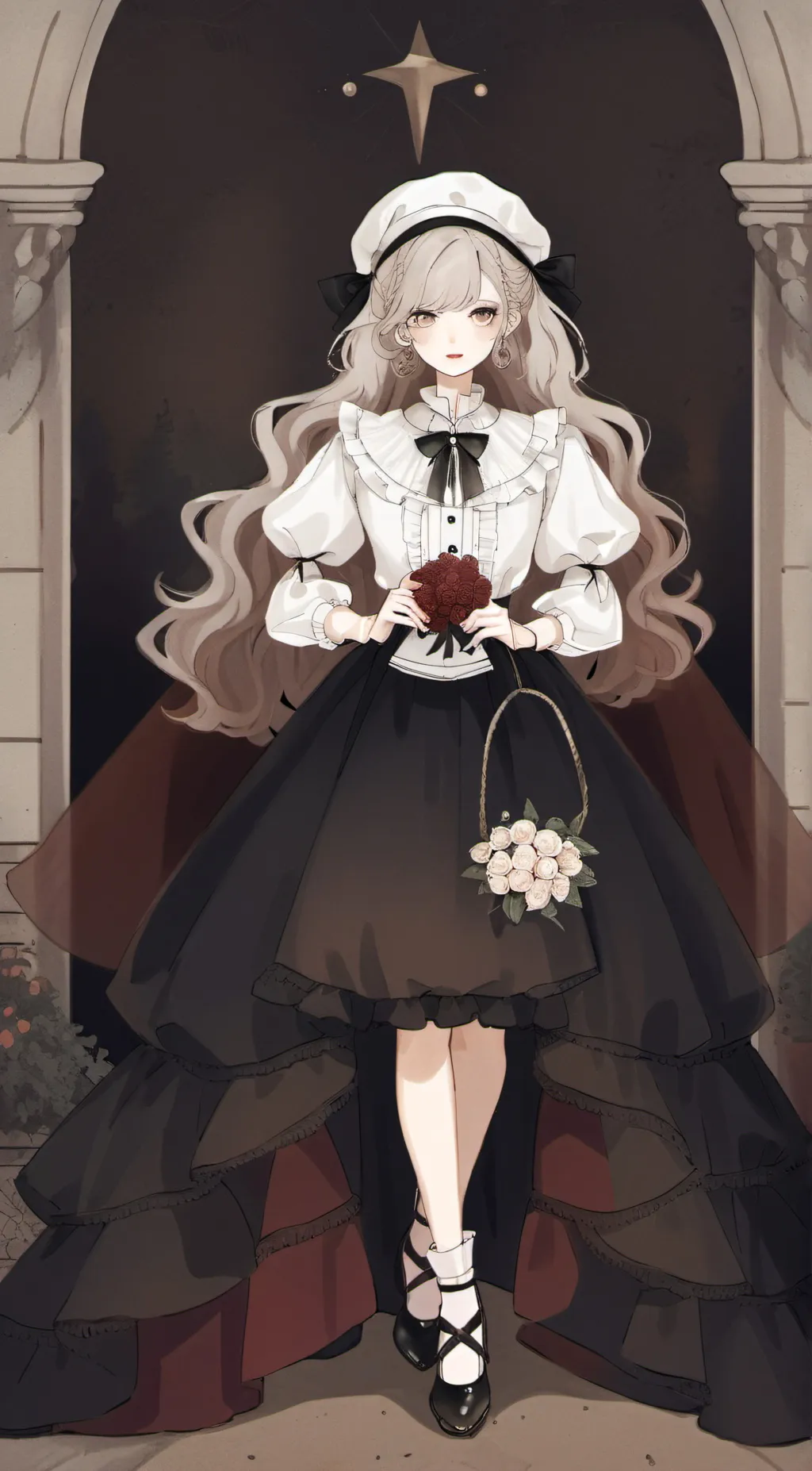 ai character:  valentine  background