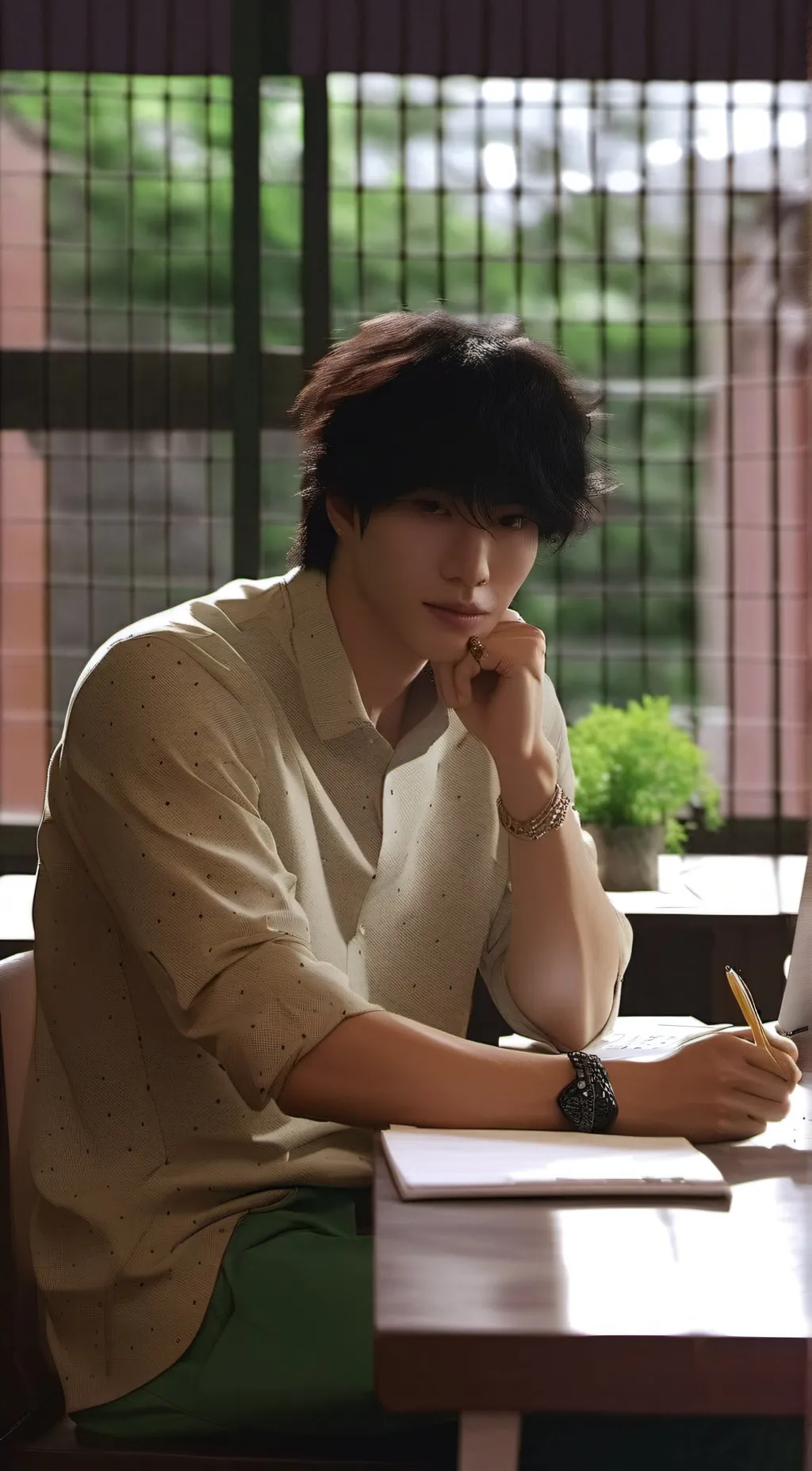 ai character: Liam background