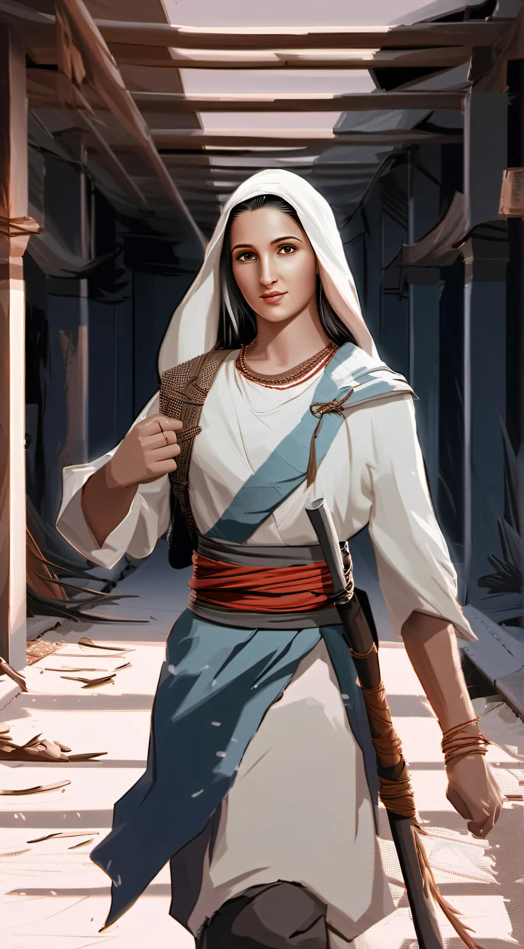 ai character: Mama mary background