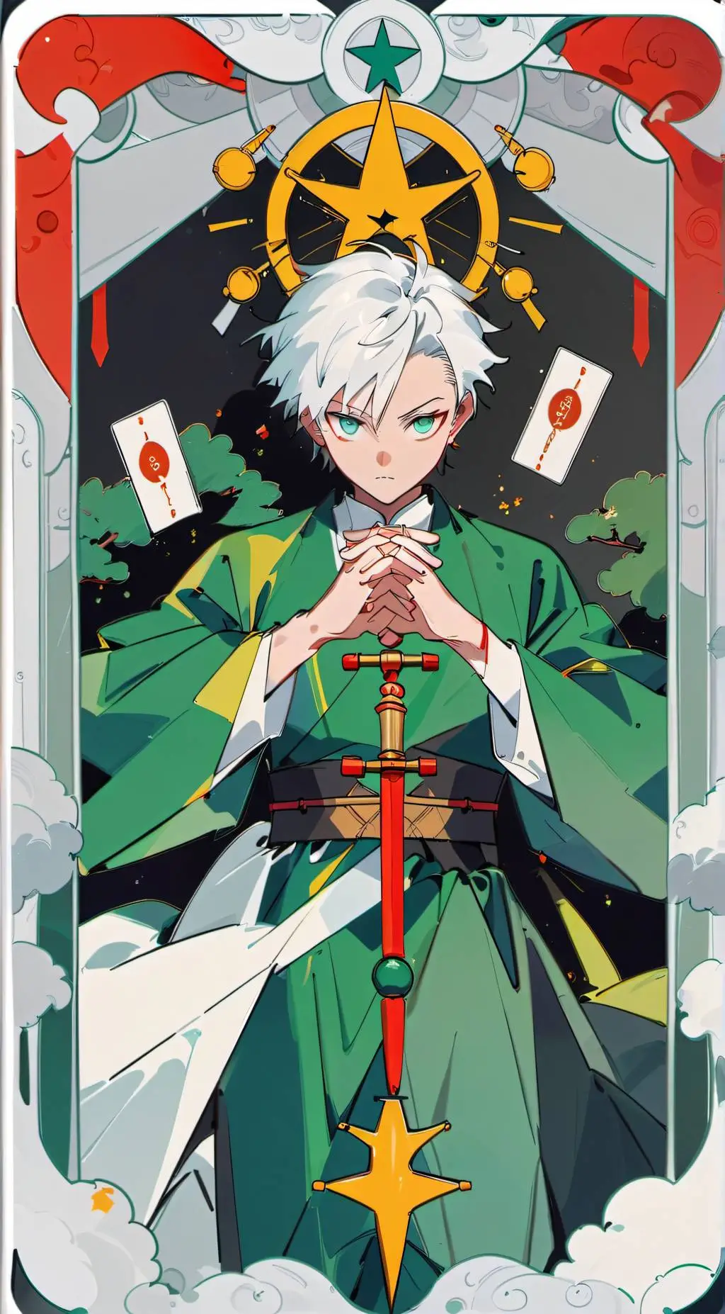 ai character: Sukuna and Gojo background