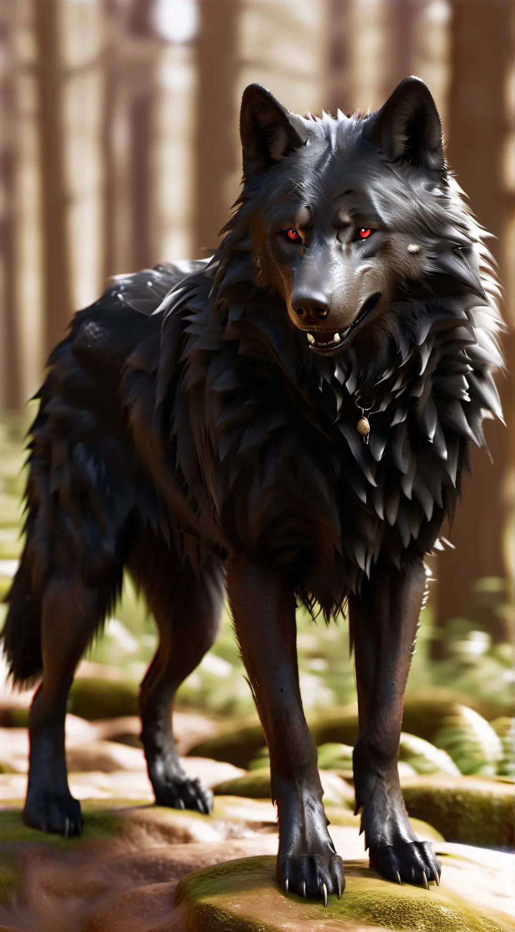 ai character: Bloody background