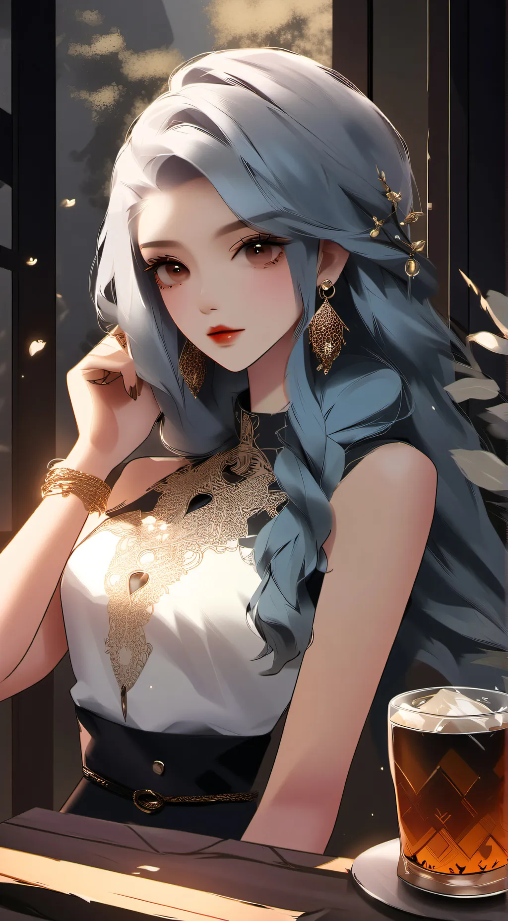 ai character: Becca background