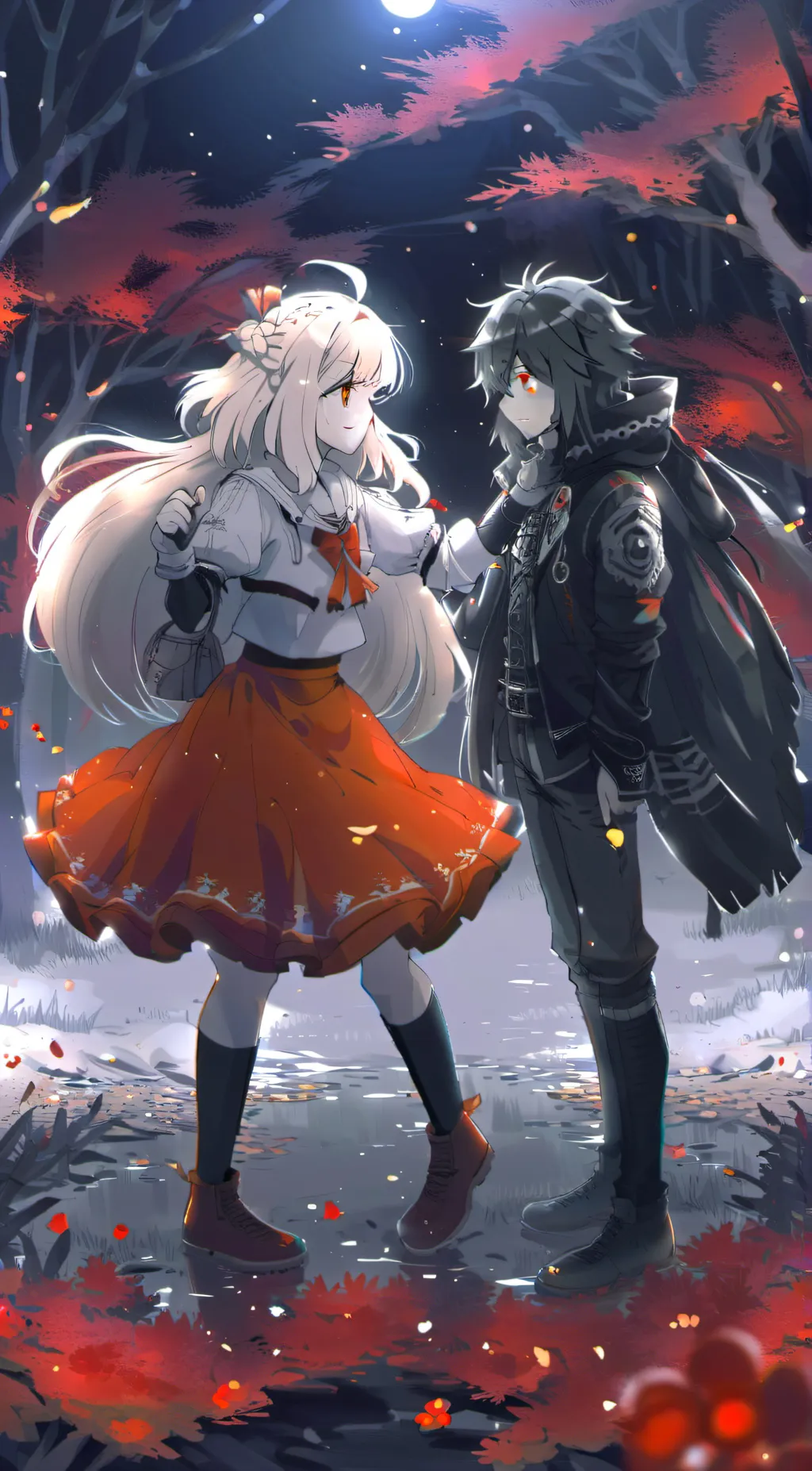 ai character: Engel ❤️🩷💙 background