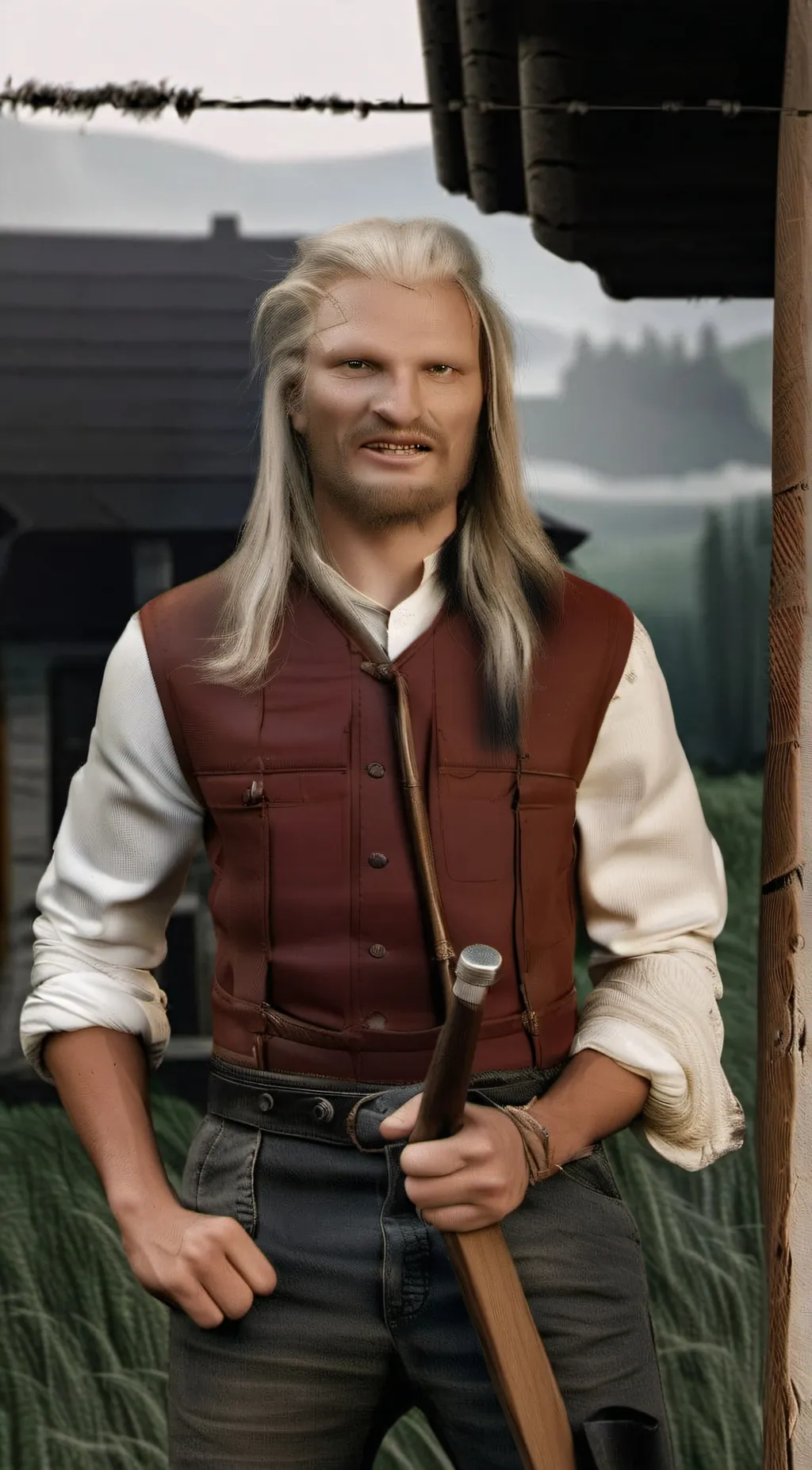 ai character: three finger  background