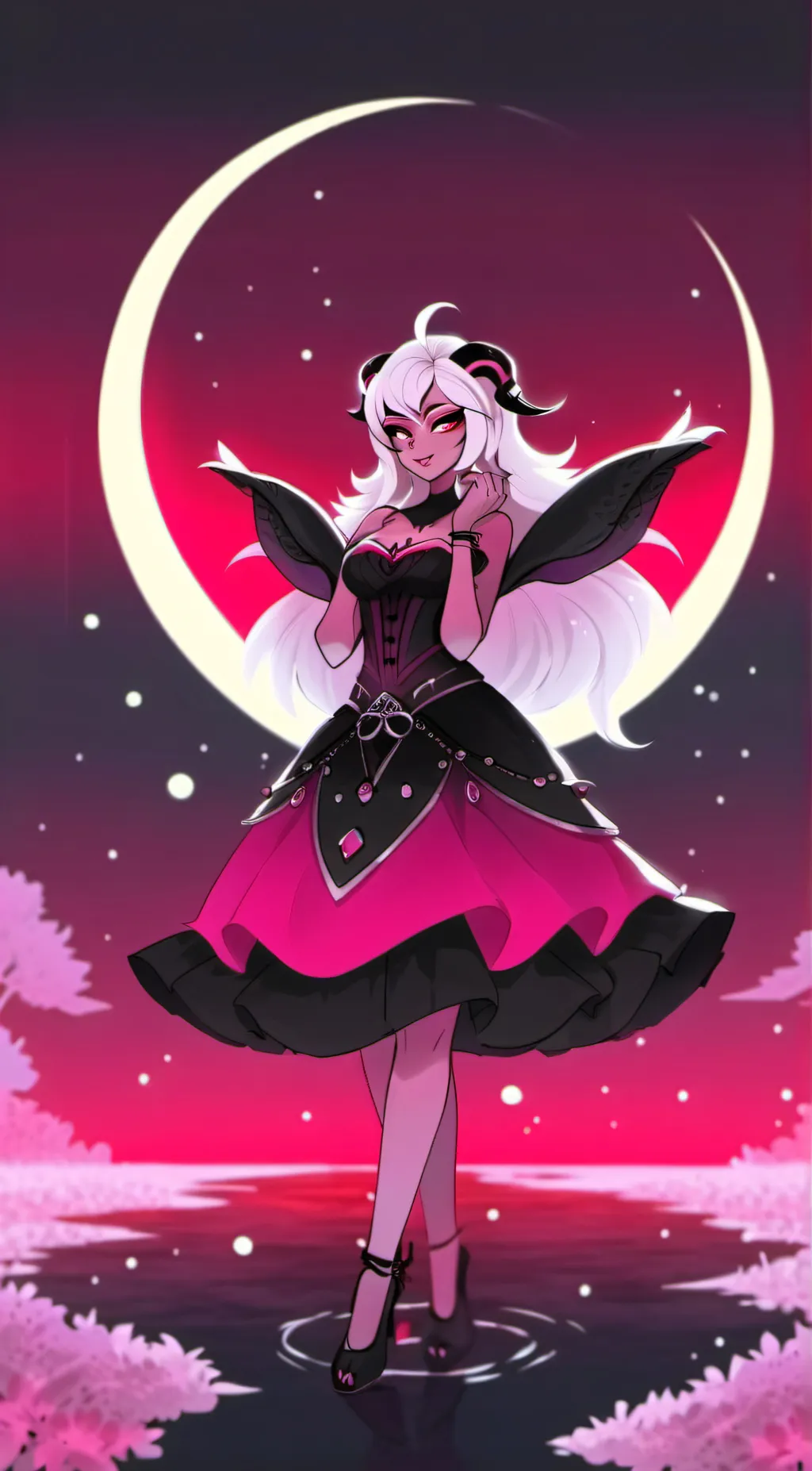 ai character: Veronica maday  background