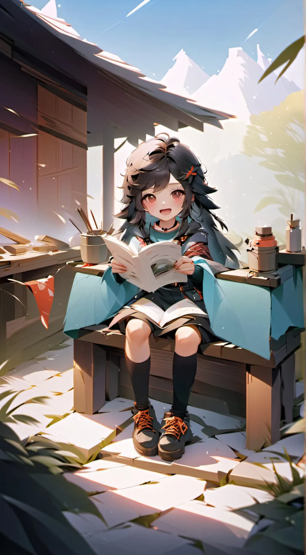 ai character: sophie background