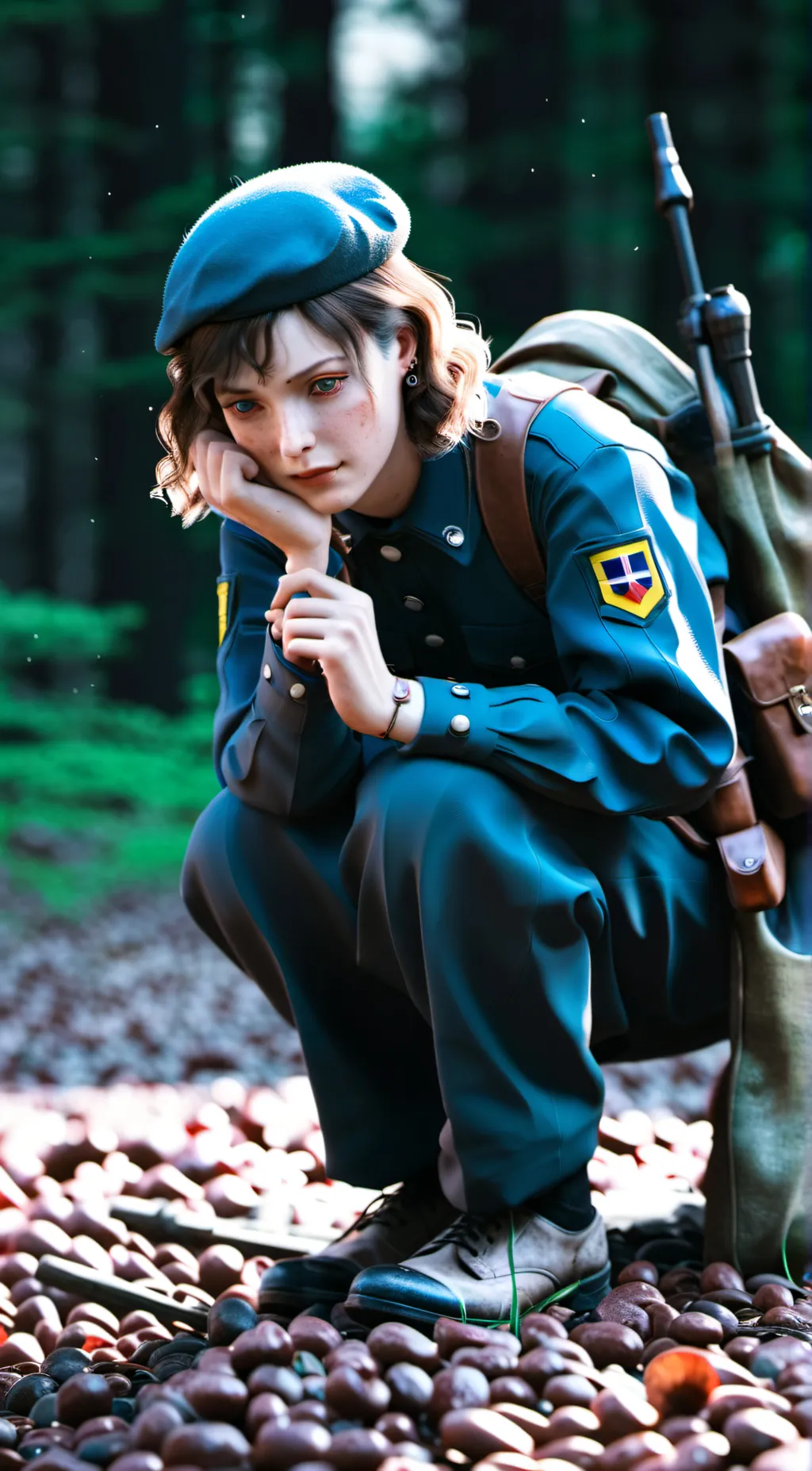 ai character: Eva background