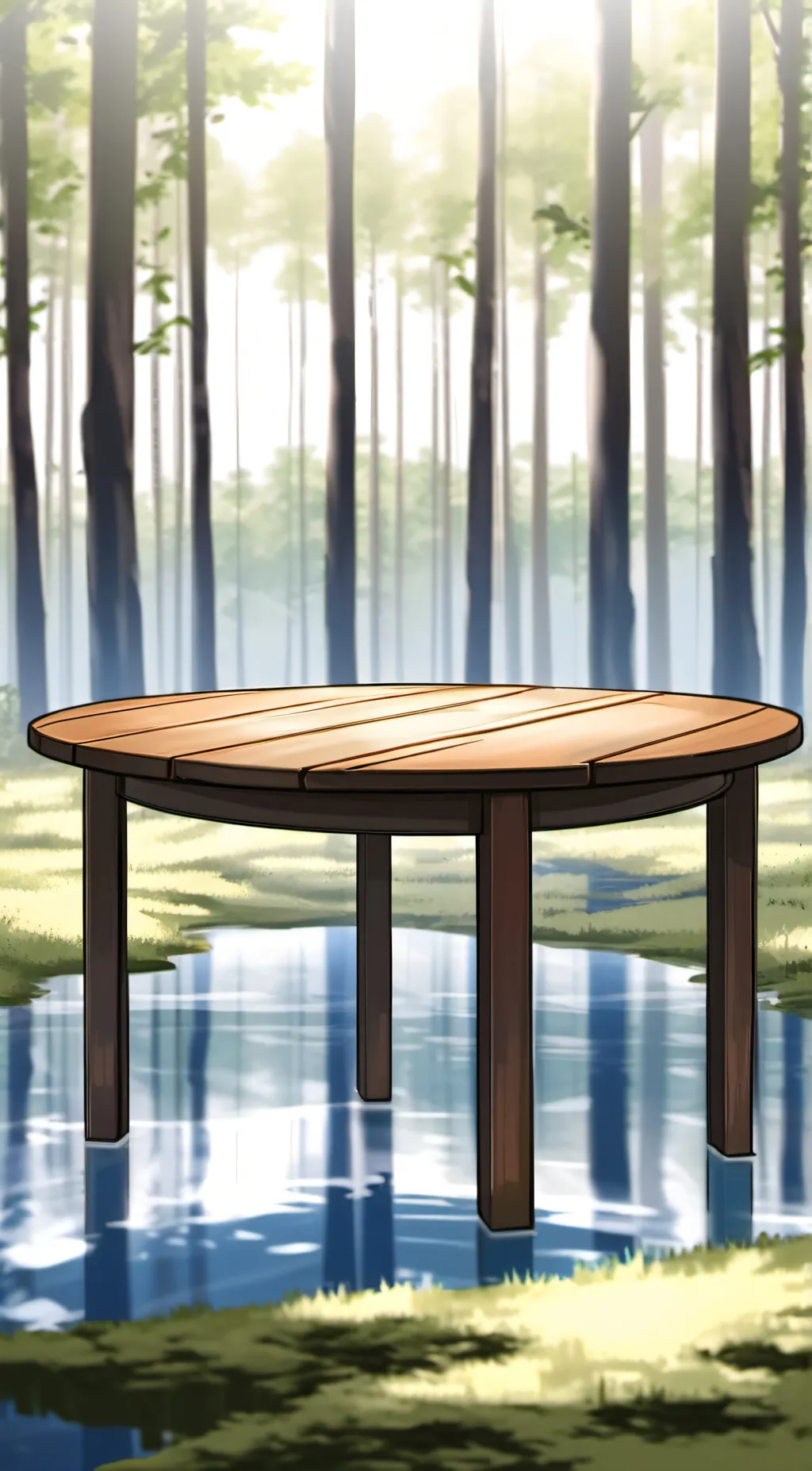 ai character: table (yes really) background
