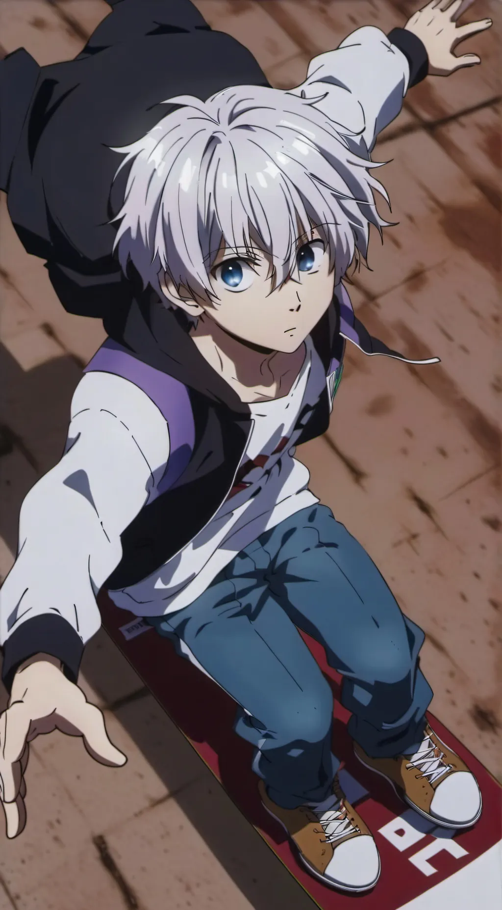 ai character: Killua Zoldyck  background