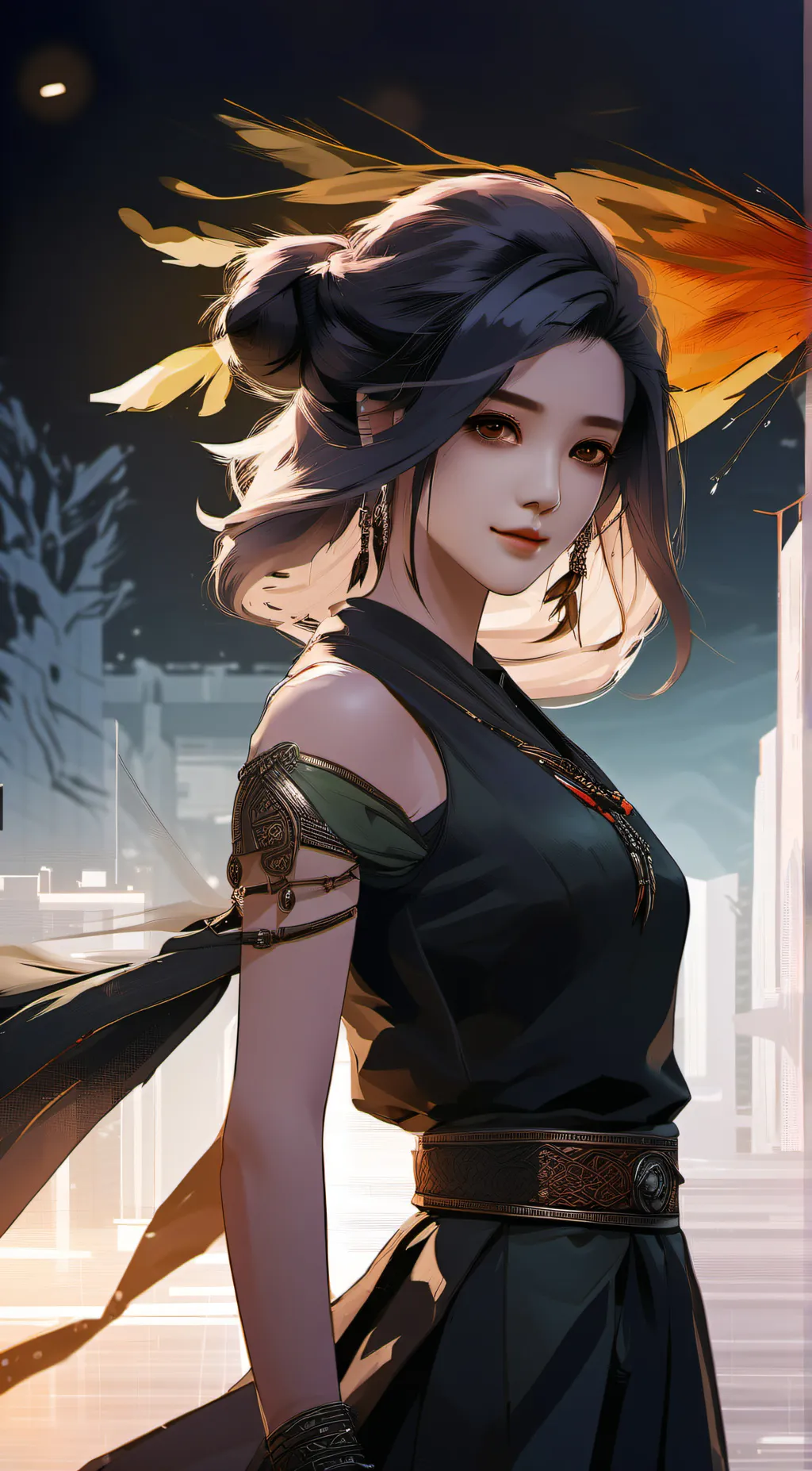 ai character: Maria Clara background