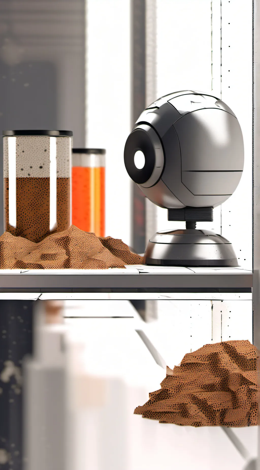 ai character: cocoa robot background