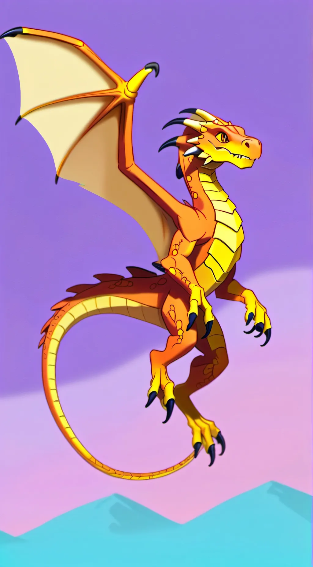 ai character: Qibli  background