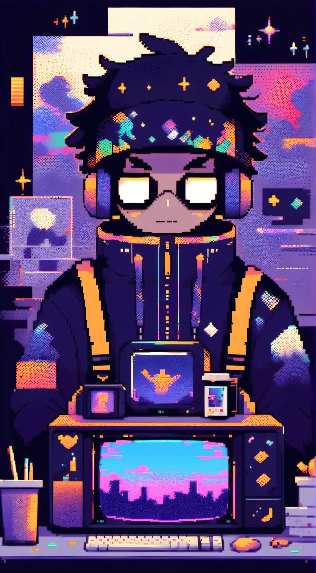 ai character: Opal background