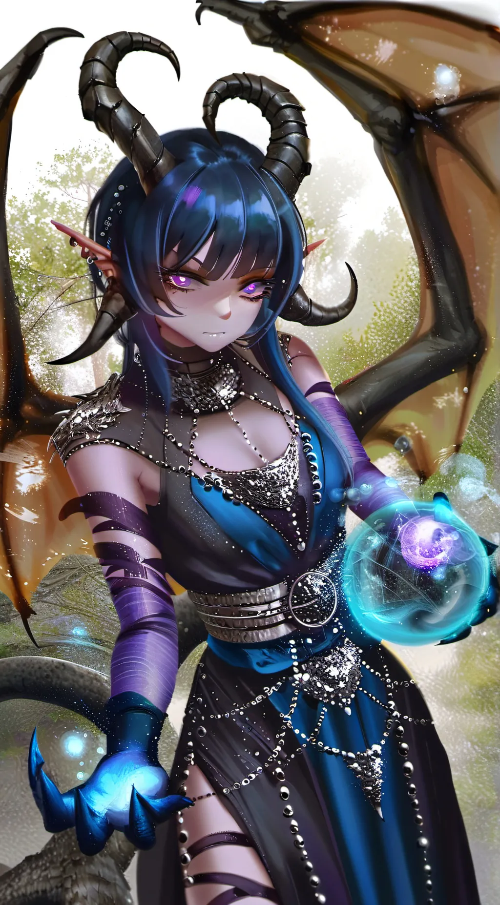 ai character: Anima background