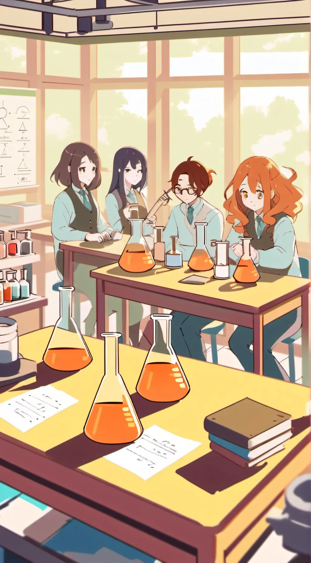 ai character: Classmate background