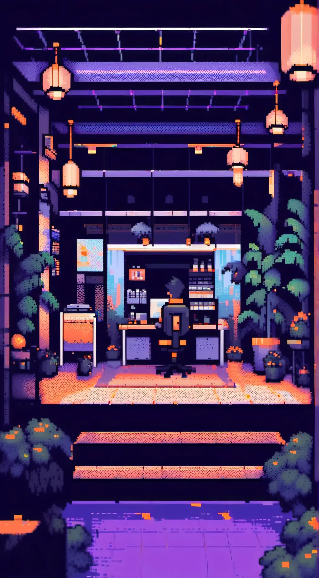 ai character: 2p hazbin background