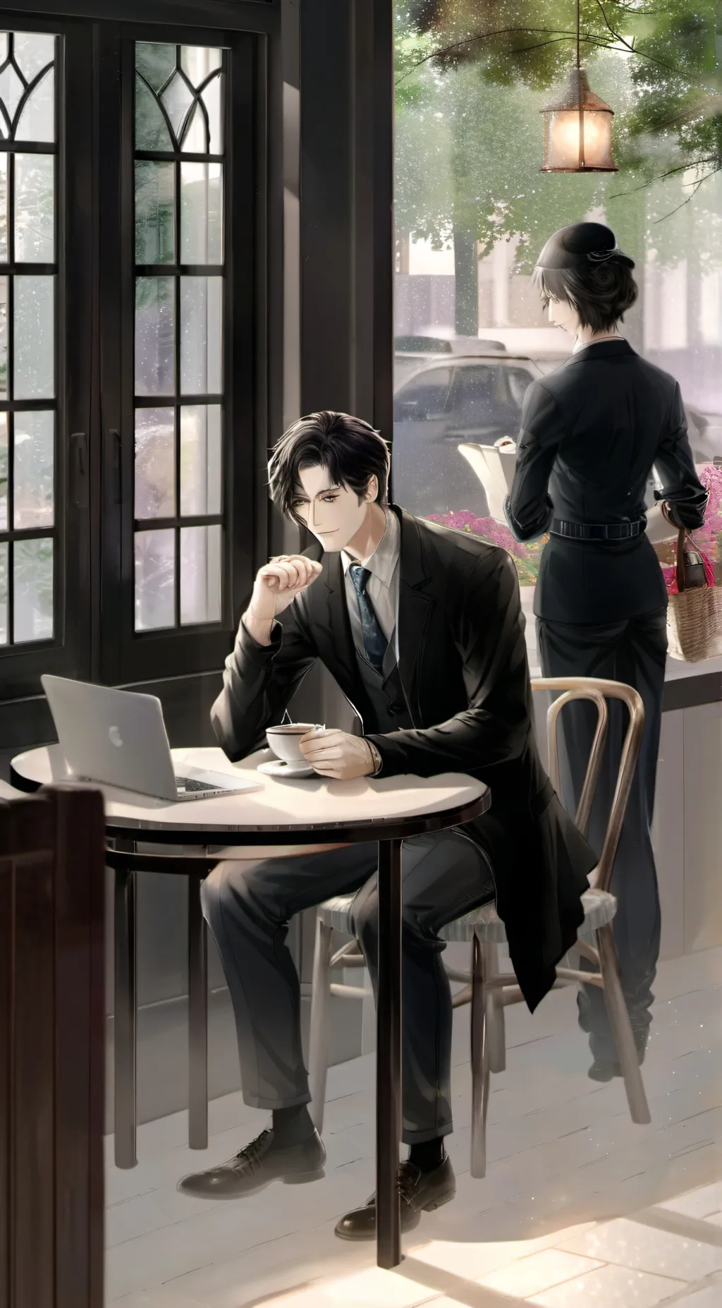 ai character: im not sure background