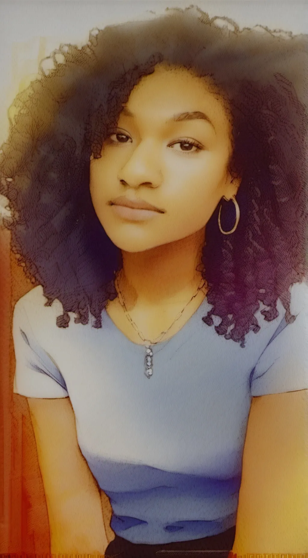 ai character: Ciara  background