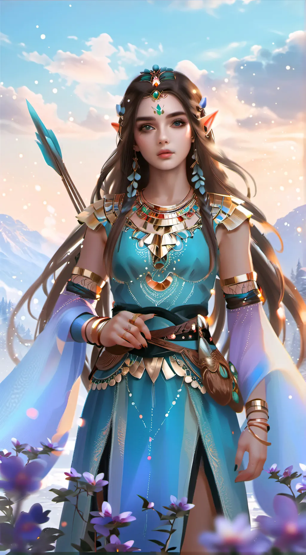 ai character: Luna background