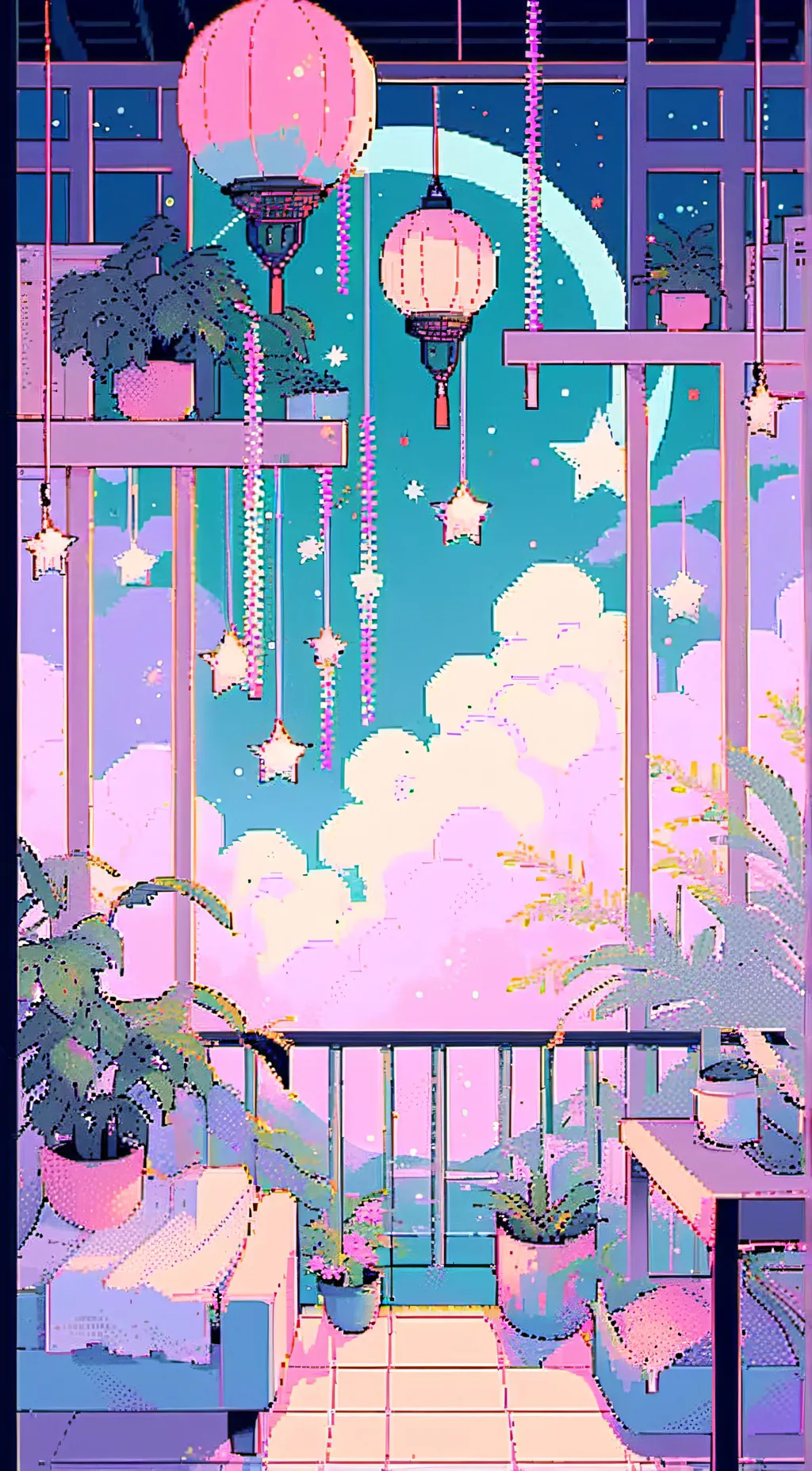 ai character: ⭐️🌙✨ background