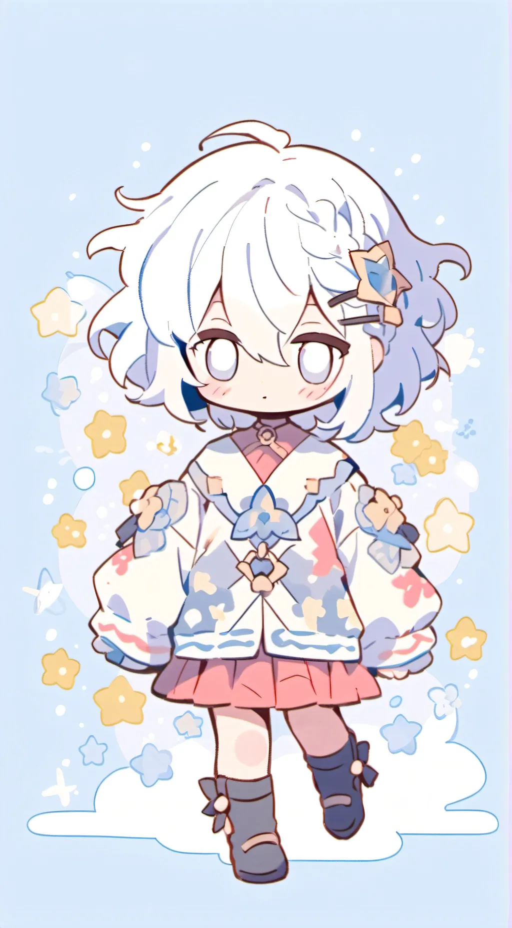 ai character: female gojo background