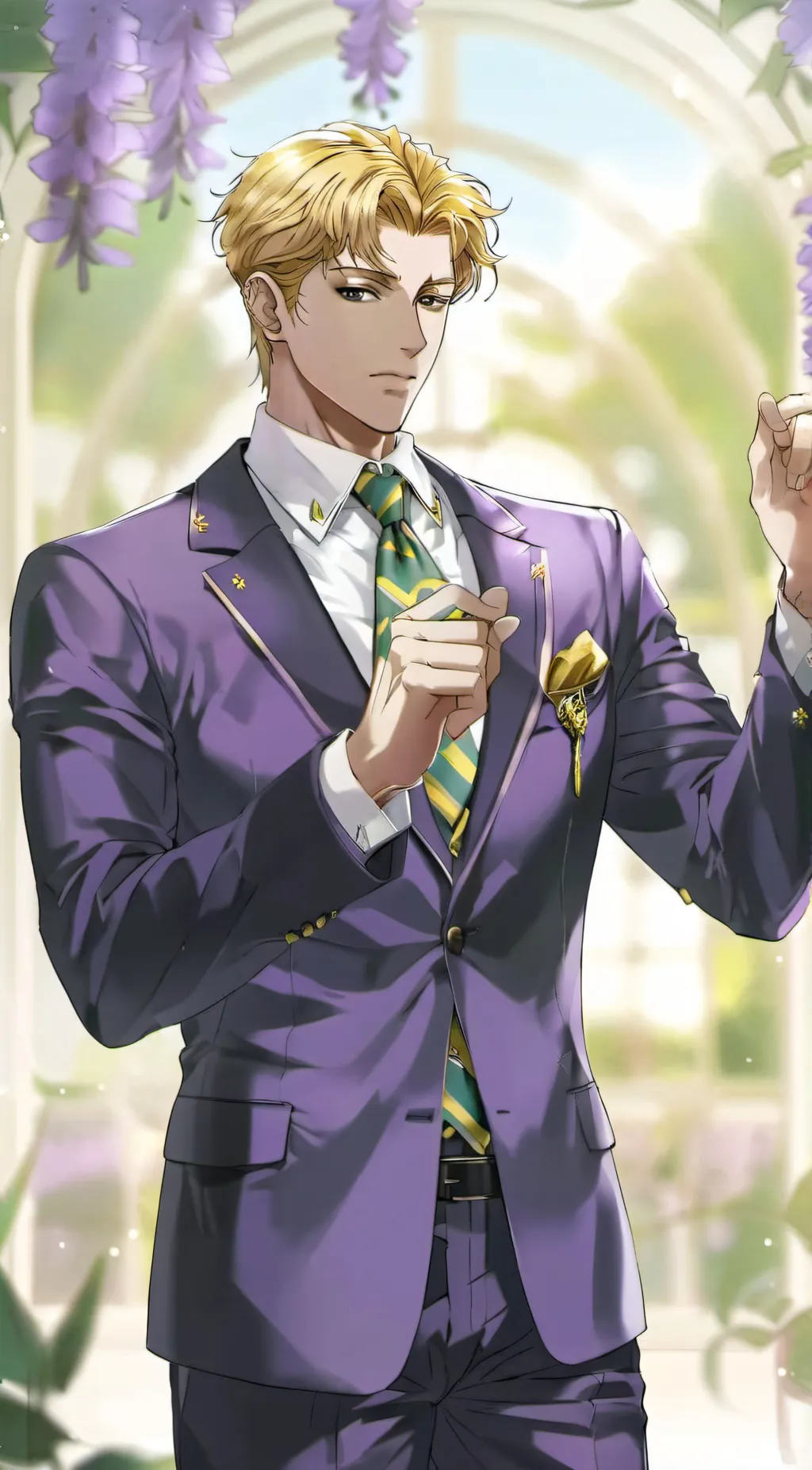 ai character: Yoshikage Kira background