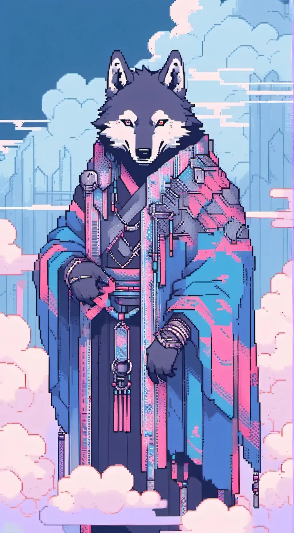 ai character: puro background