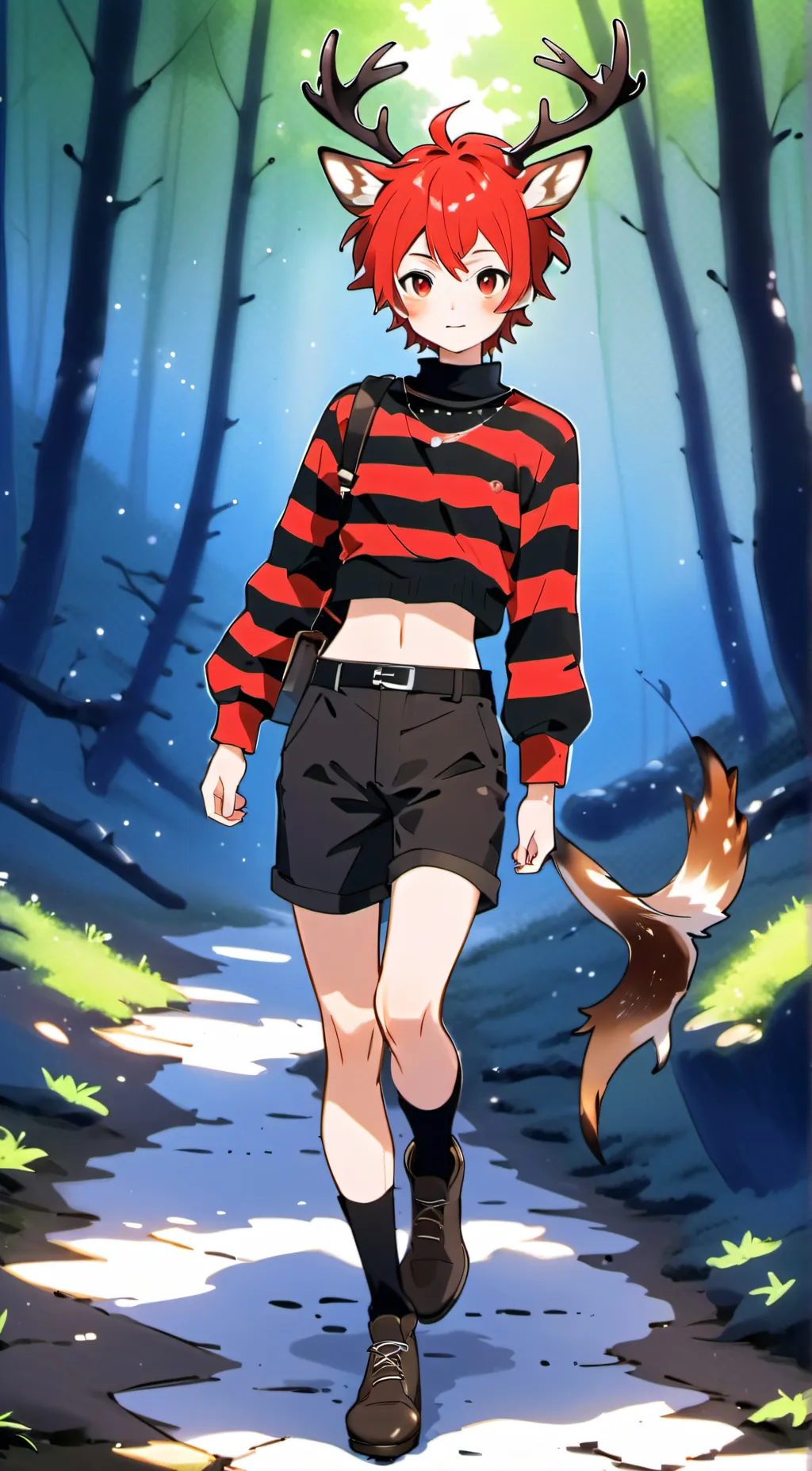 ai character: Femboy Alastor V2 background