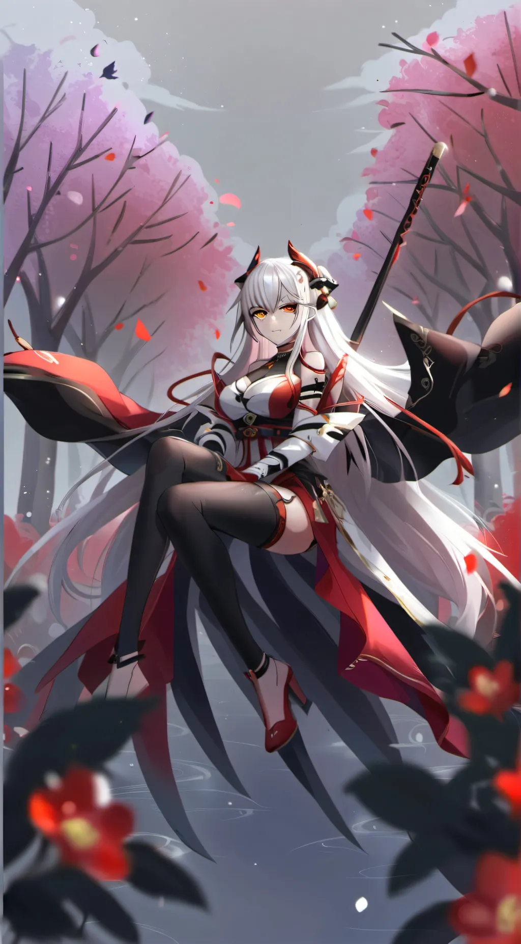 ai character: Aurora background