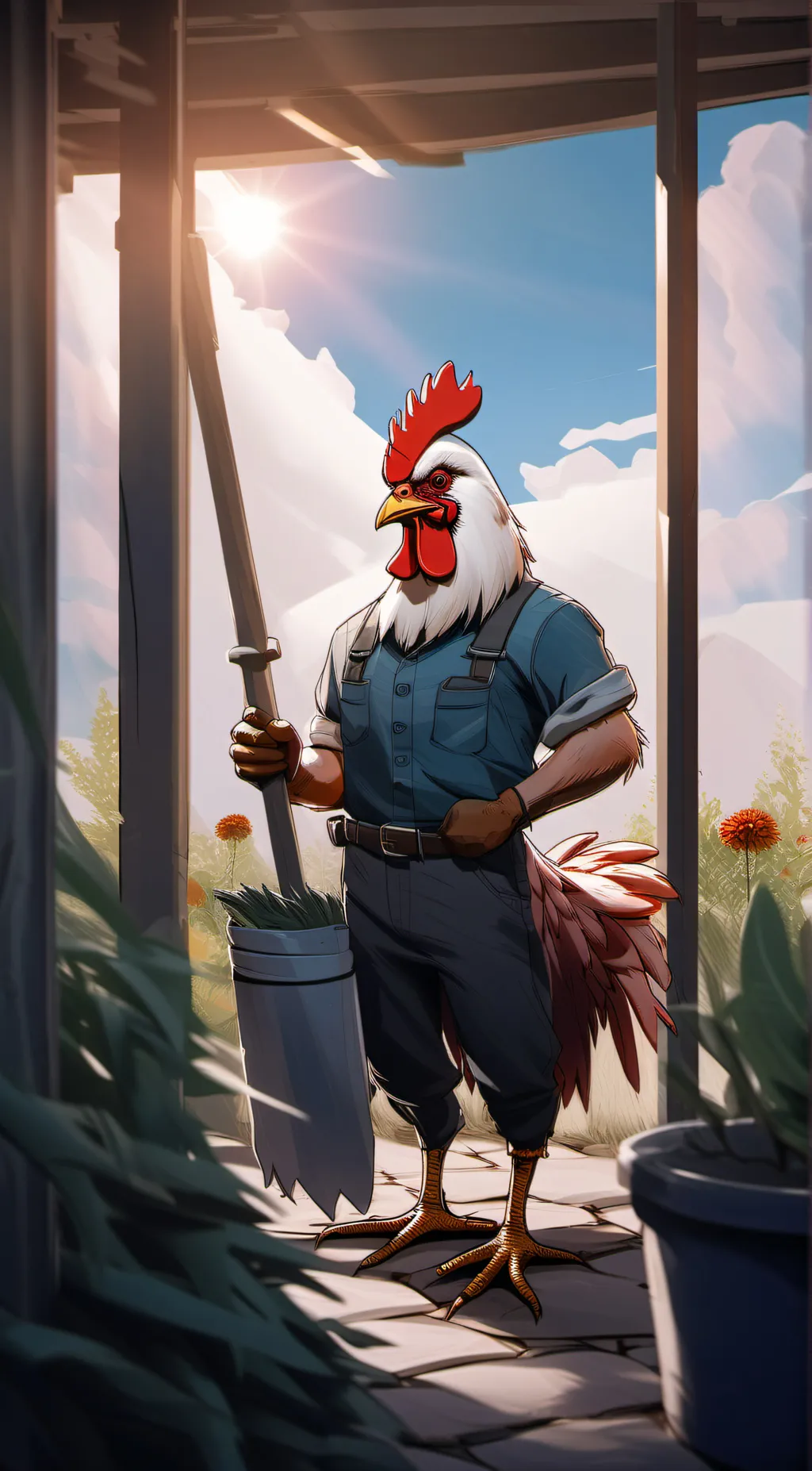 ai character: Vincent background