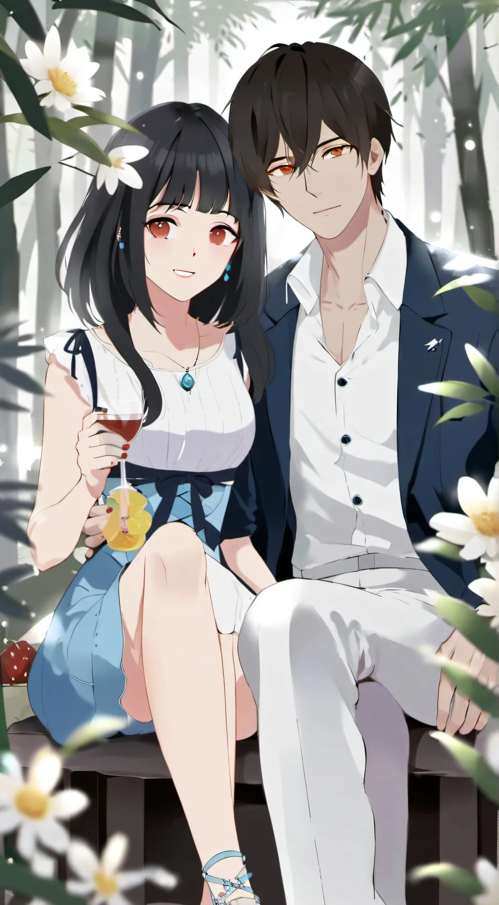 ai character: max and cindy background