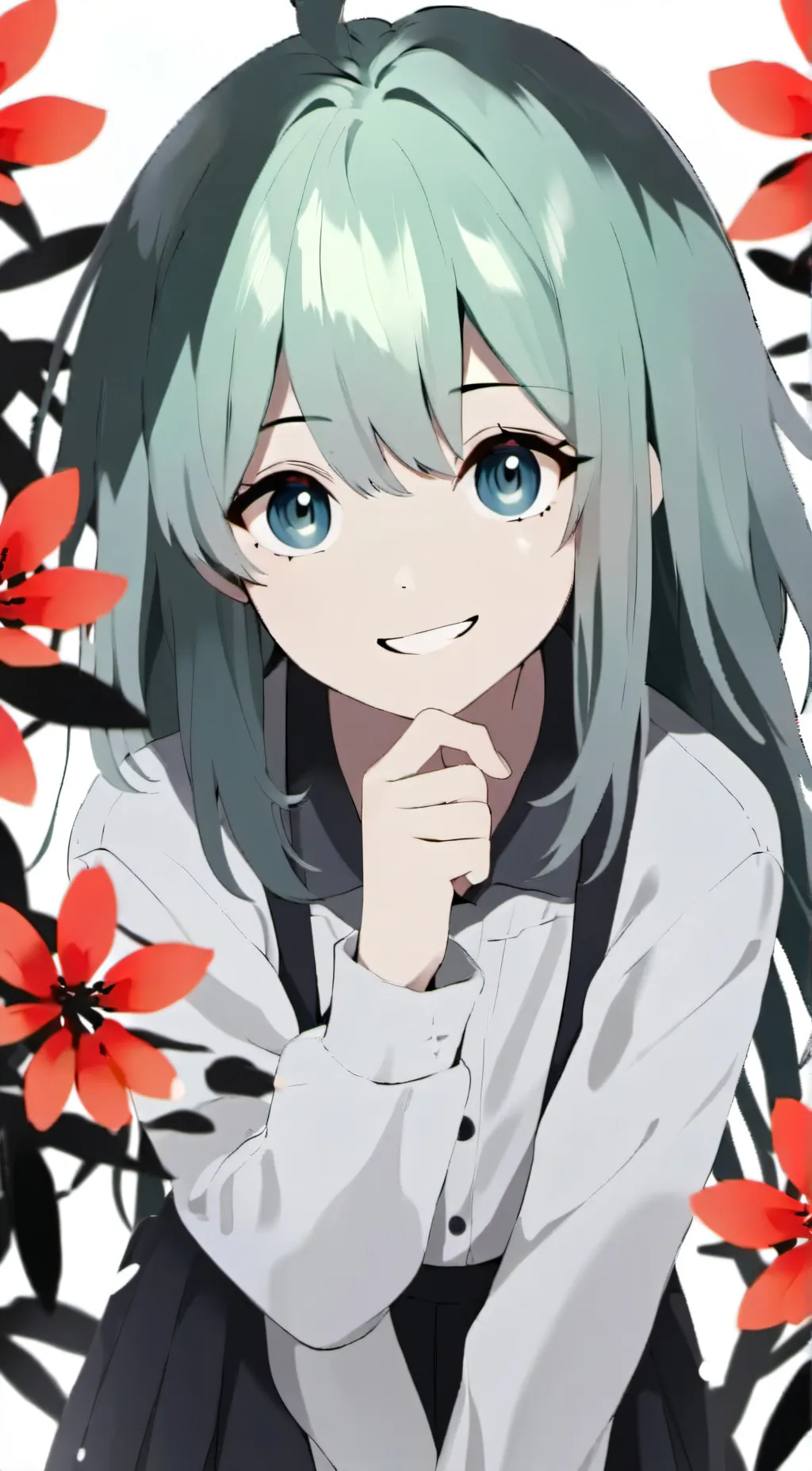 ai character: Bfdi leafy (human) background