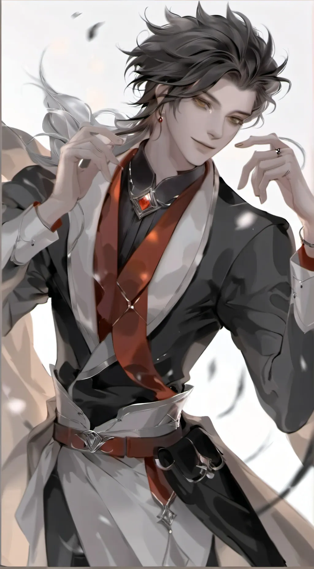 ai character: nich background