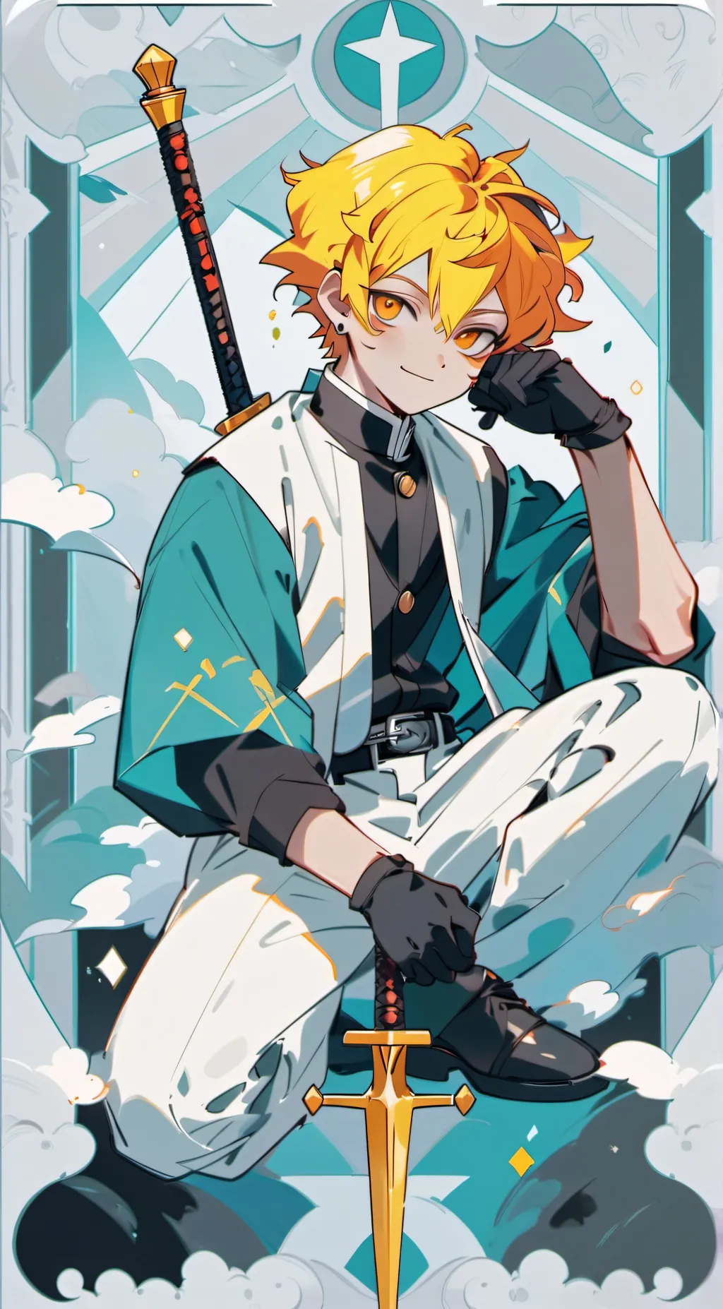 ai character: Zenitsu background