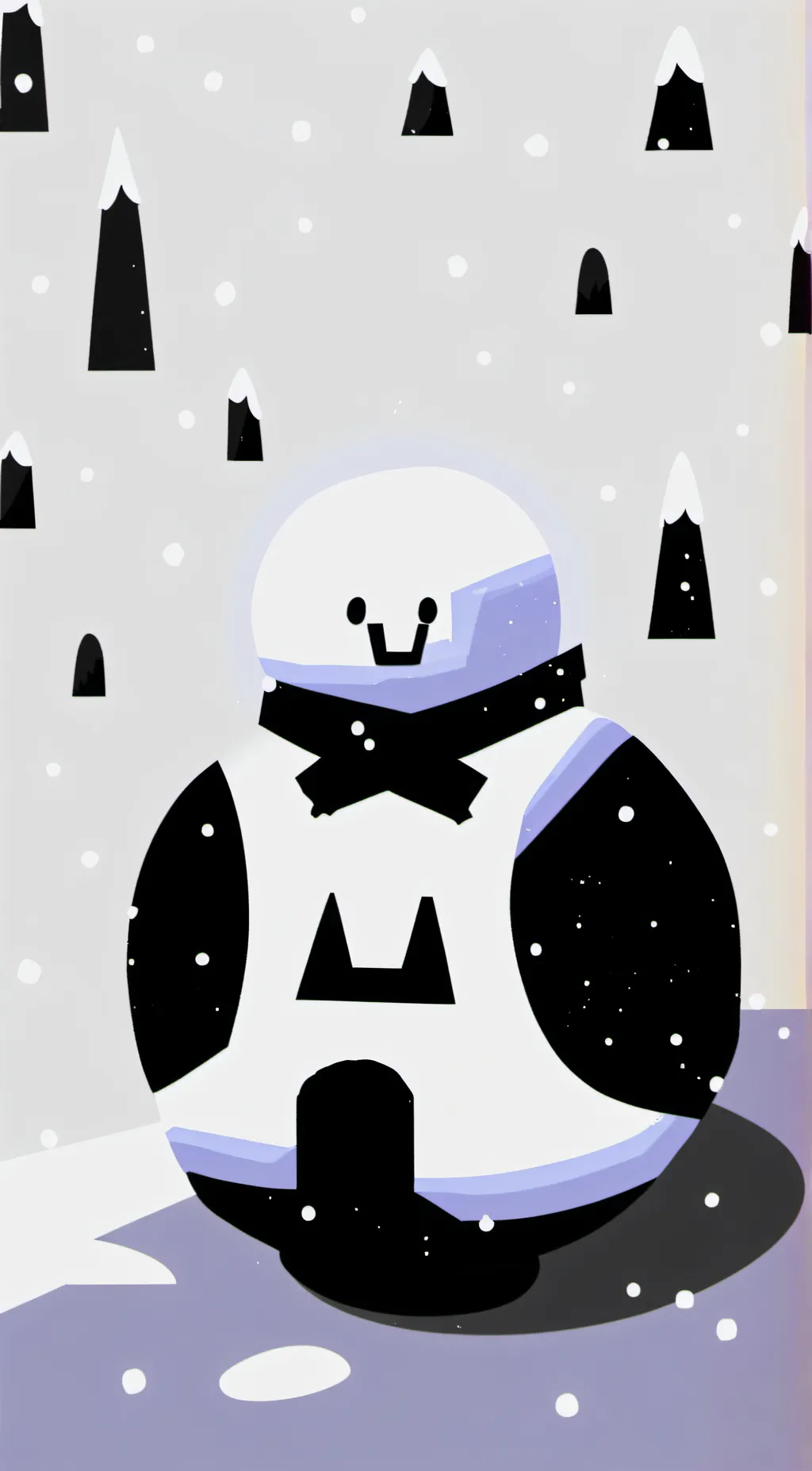 ai character: Snowball bfb background