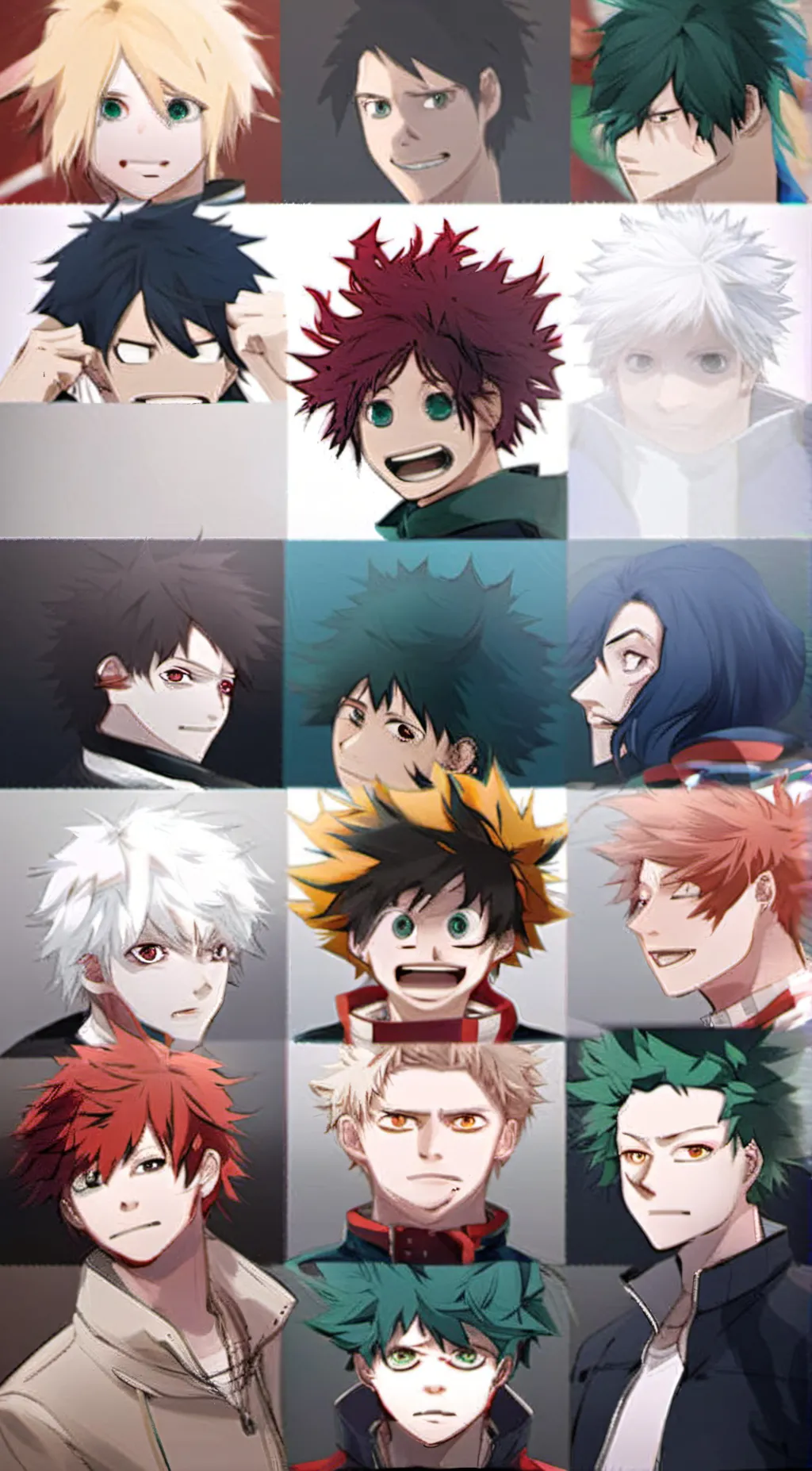 ai character: My hero academia  background