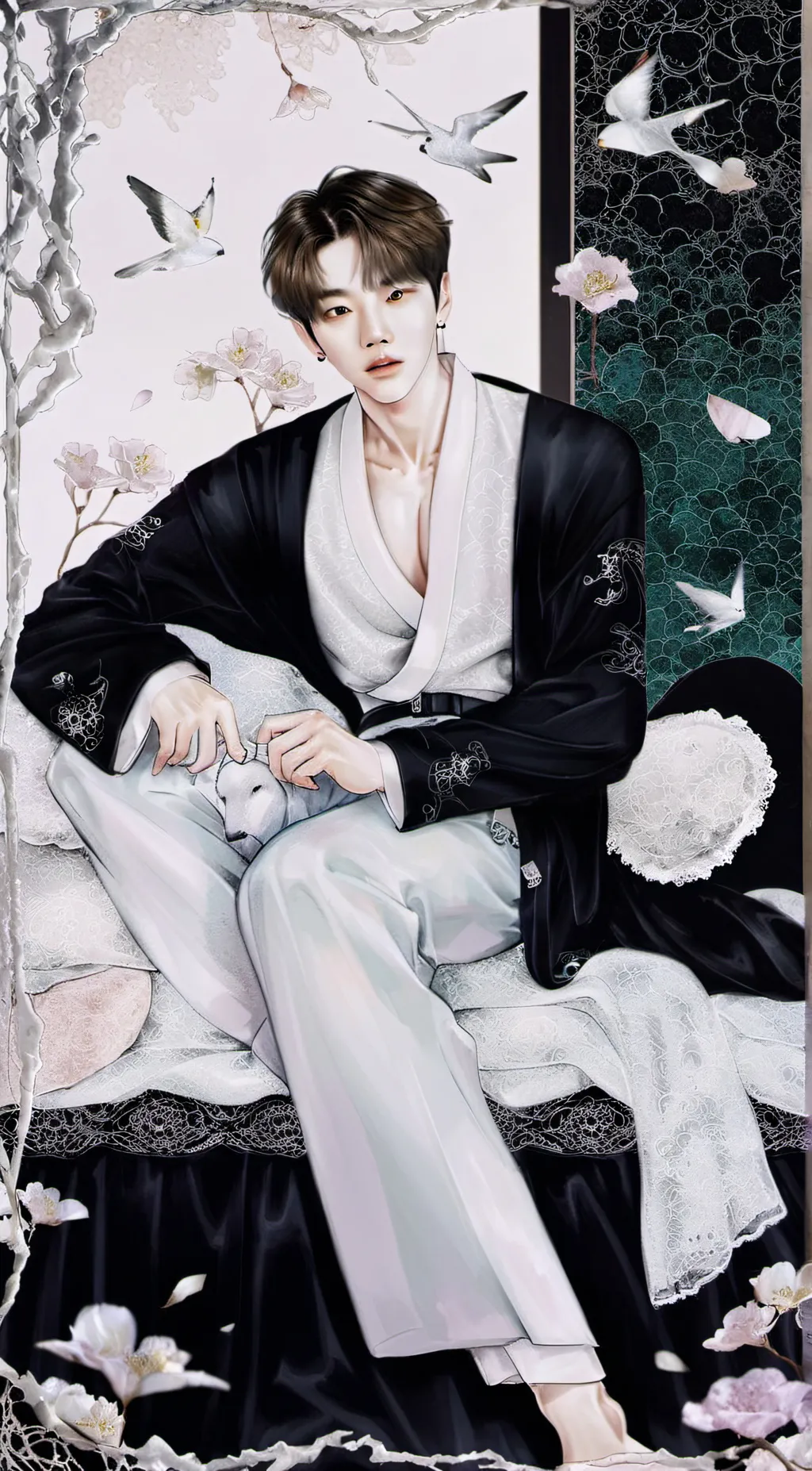 ai character: Hyunjin background