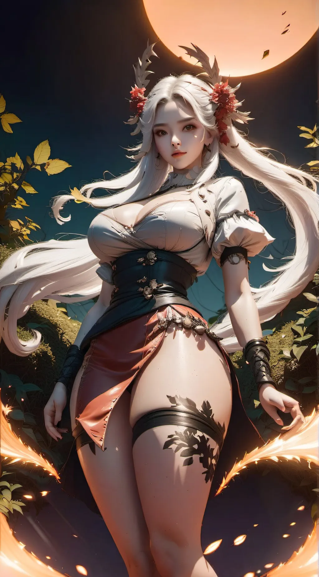 ai character: Corinne Bailey  background