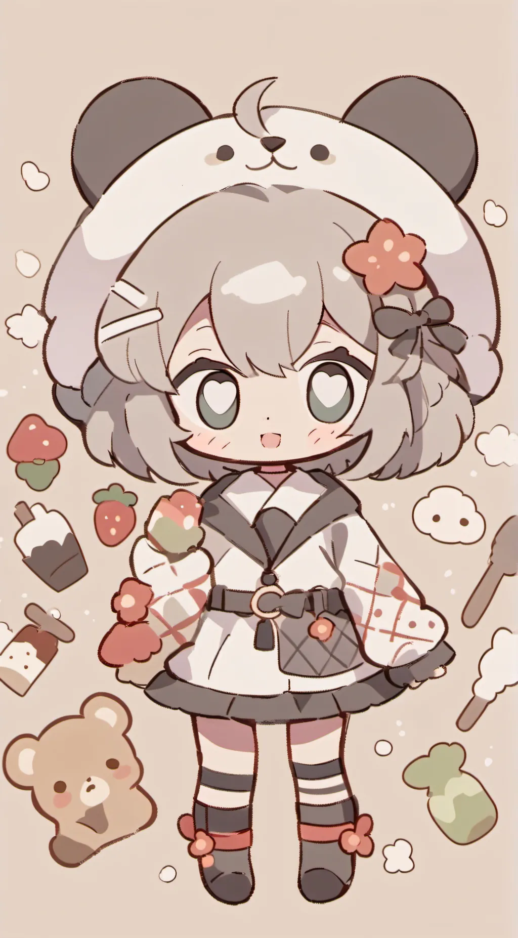 ai character: Ave  background