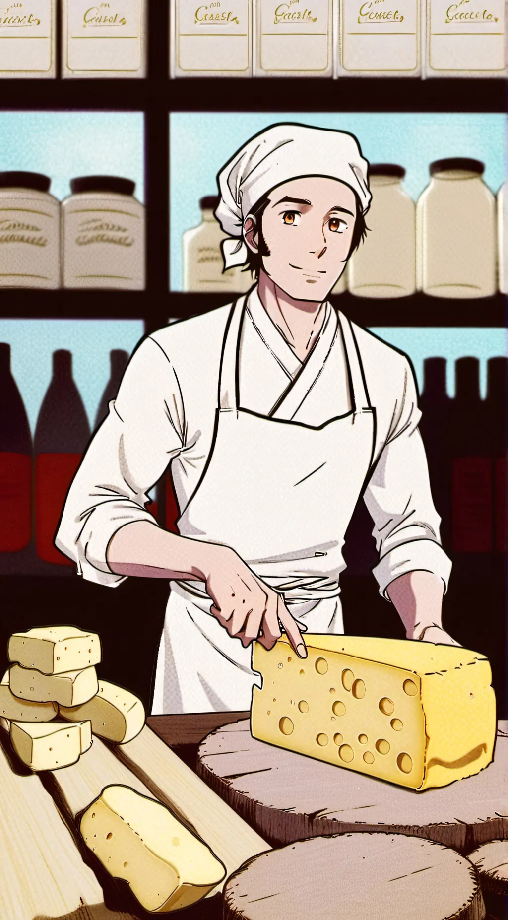 ai character: tokoyami  background